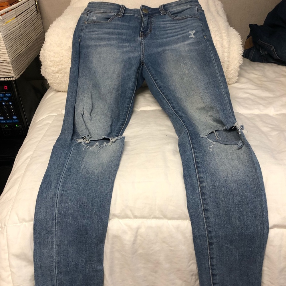 High rise skinny American eagle jeans